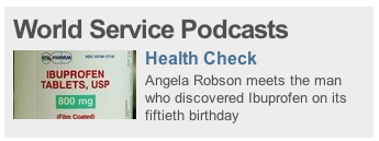 Angela Robson meets the man who discovered Ibuprofen on its fiftieth birthday. Angela Robson meets the man who discovered Ibuprofen on its fiftieth birthday.